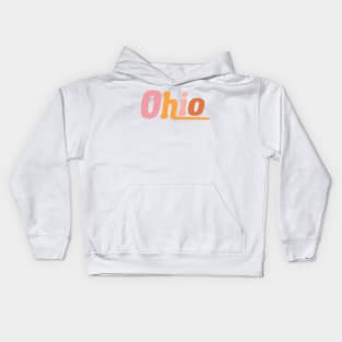 Retro Ohio Kids Hoodie